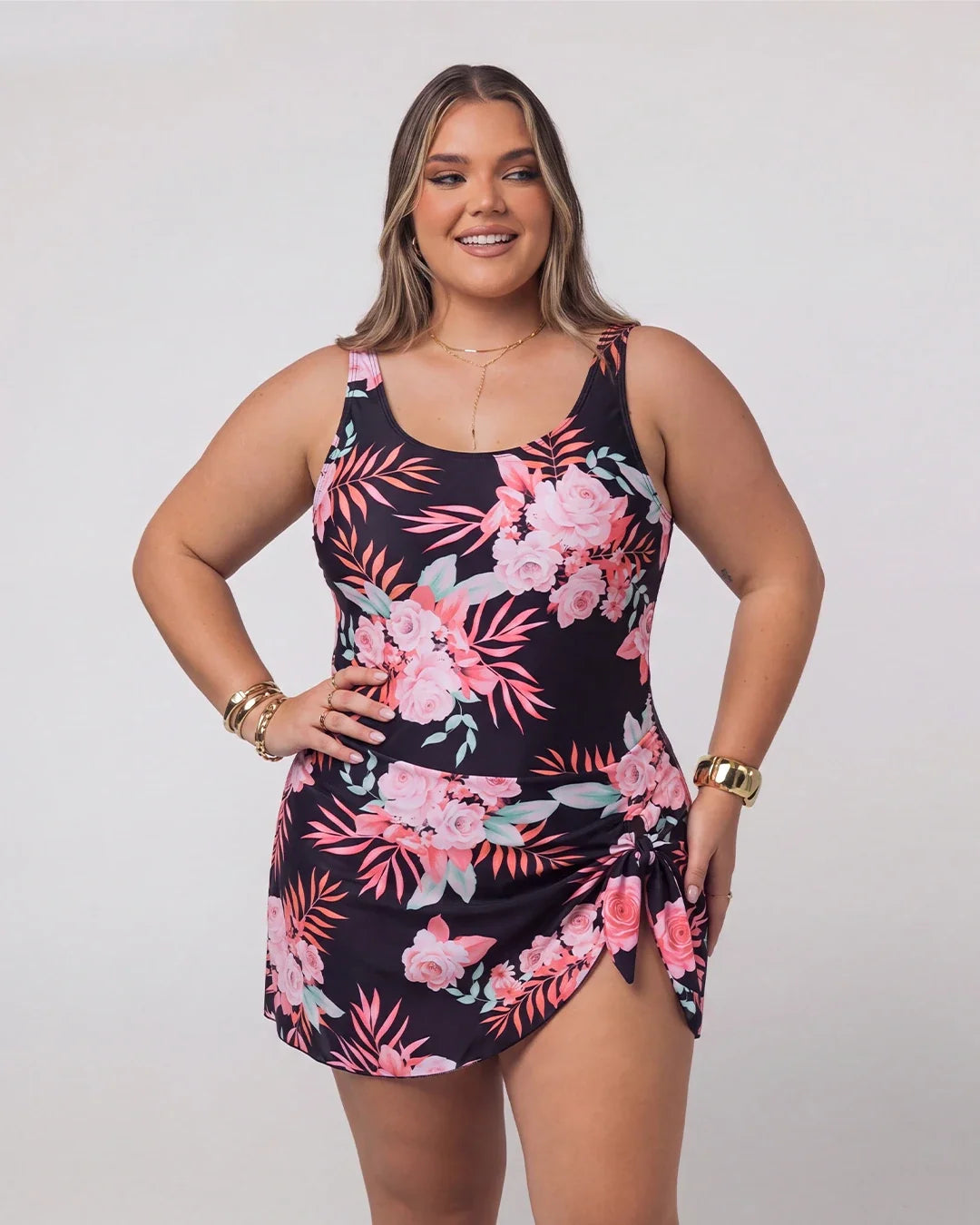 2-in-1 Sculpting Swim Dress — 13