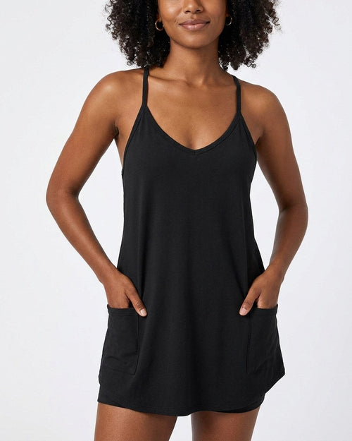 Athletic Lounge Romper Dress — 1