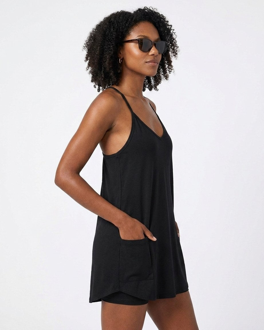 Athletic Lounge Romper Dress — 3