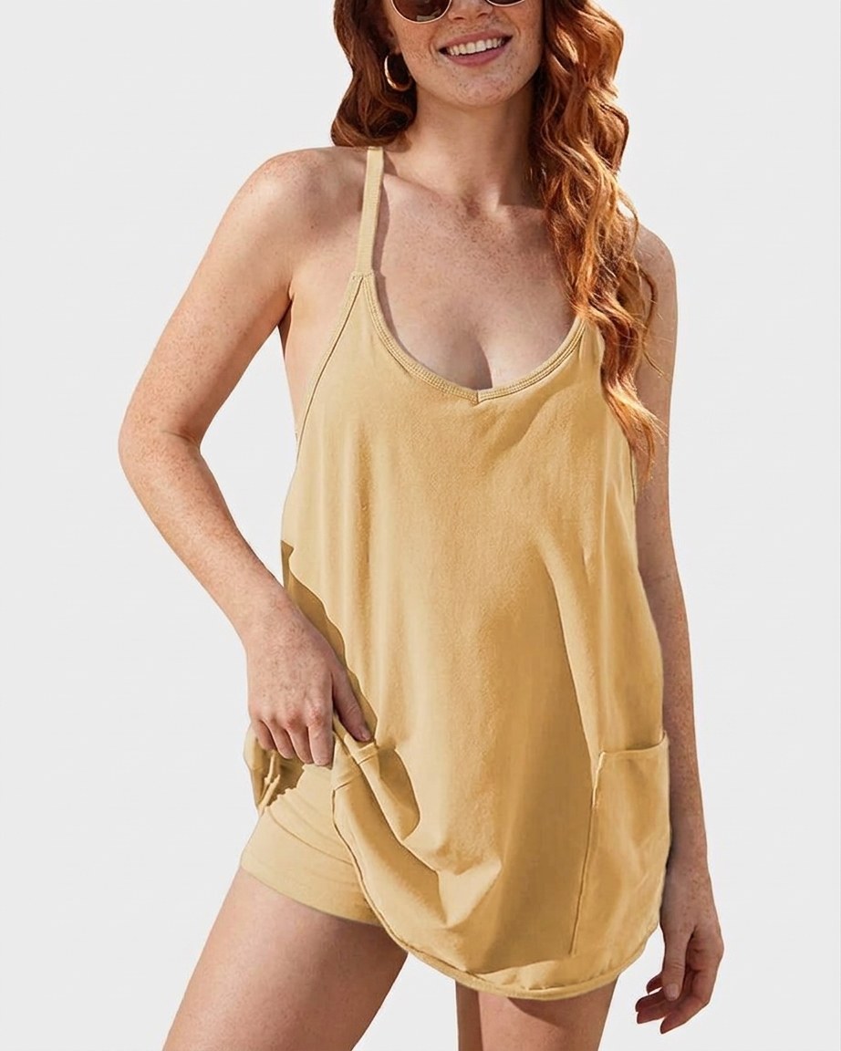 Athletic Lounge Romper Dress — 8